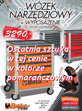 Profesjonalny wózek warsztatowy z narzędziami 2400S7/POL/*