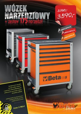 Profesjonalny wózek warsztatowy z narzędziami 2400S7/NPOL/*