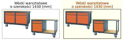 wózki warsztatowe o szerokości 1430 [mm]